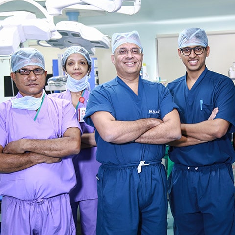 Surgical team of clinic ramana