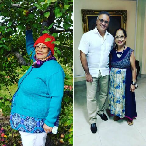 doctor ramana with his patient after her obesity surgery